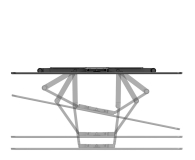Hama Uchwyt LCD/LED VESA 600x400 fullmotion SCISSOR ARMS 90" - 1516974 - zdjęcie 4